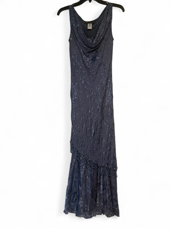 Alex Evenings Dresses & Skirts - Alex Evenings Silk Blend Dress Size 8 Blue Formal Evening Gown Beaded